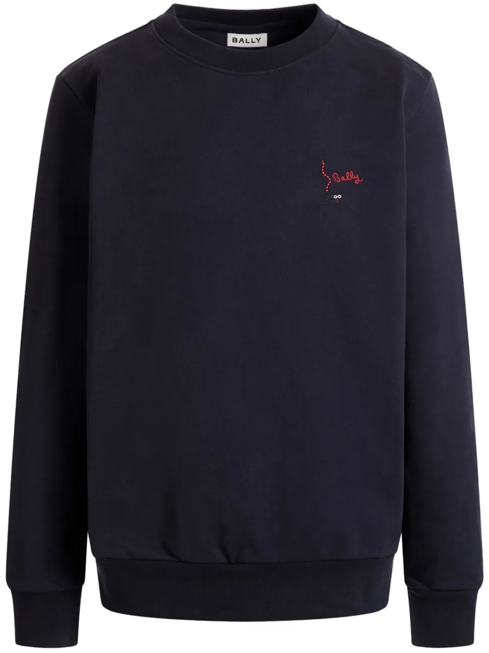 logo-embroidered sweater