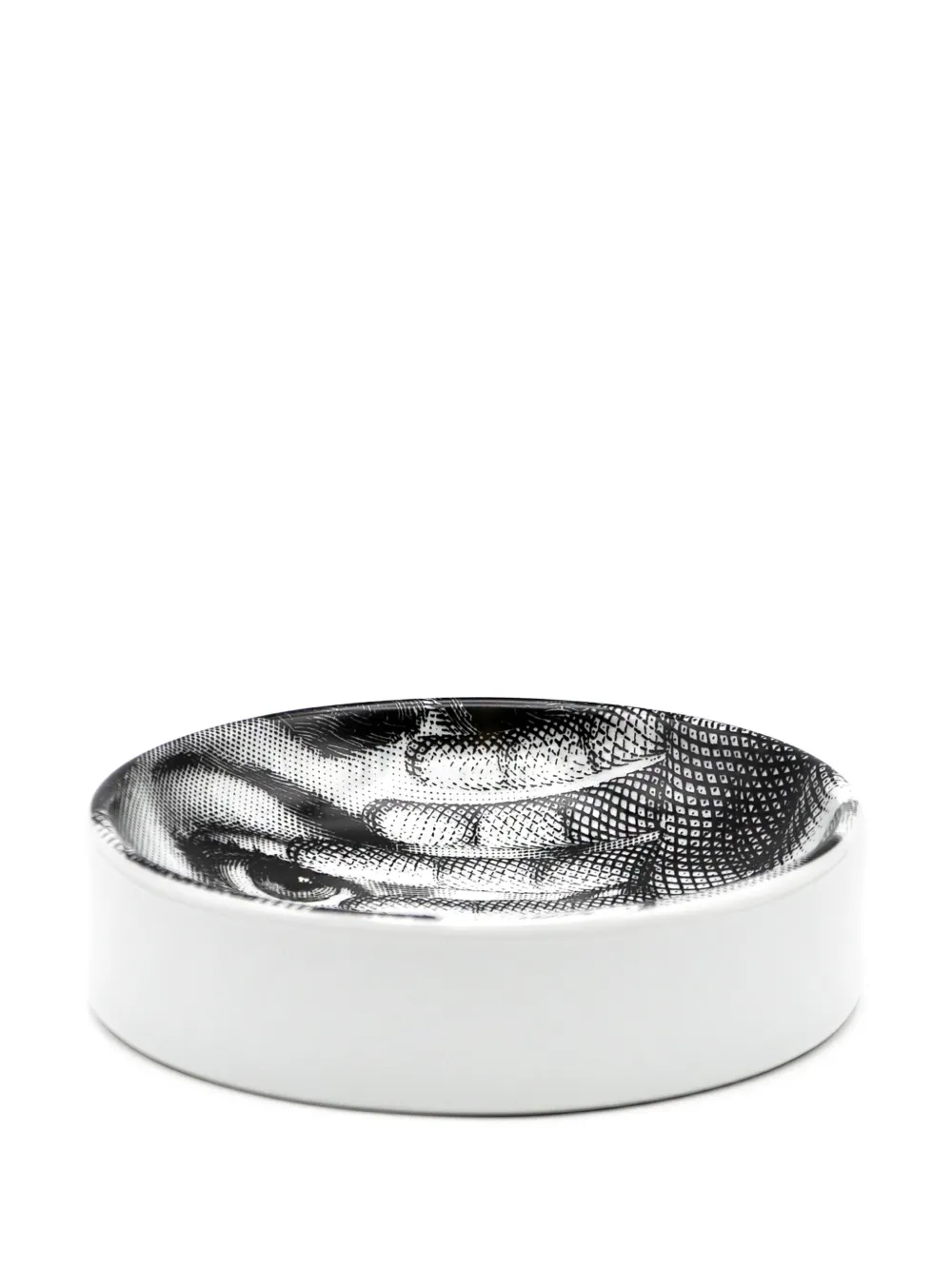 Fornasetti Tema e Variazioni n.154 ashtray - Zwart