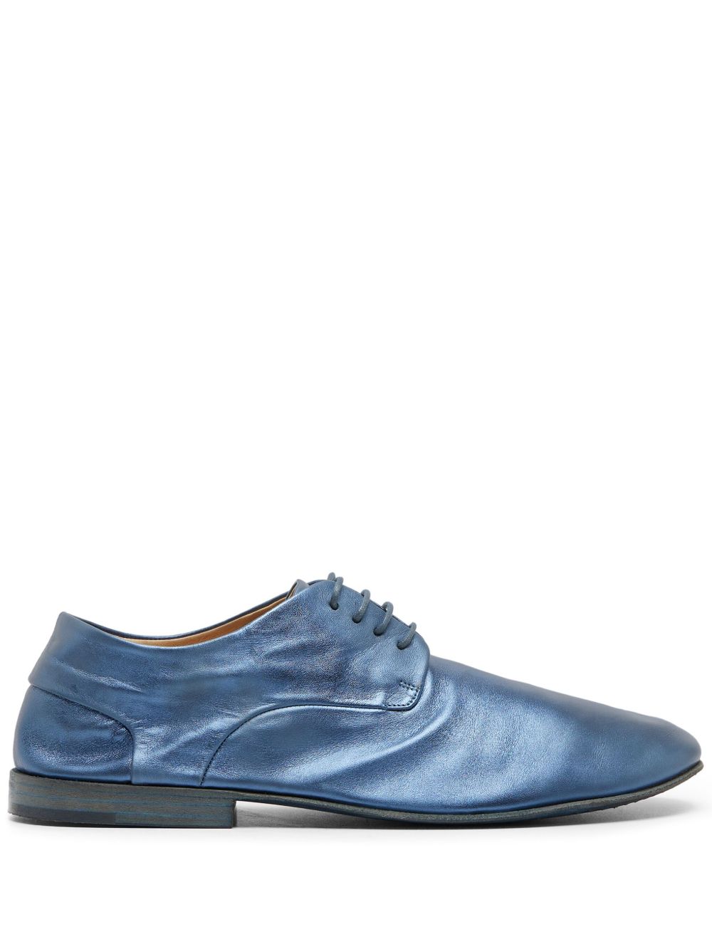 Marsèll laminated-leather Derby shoes Blue