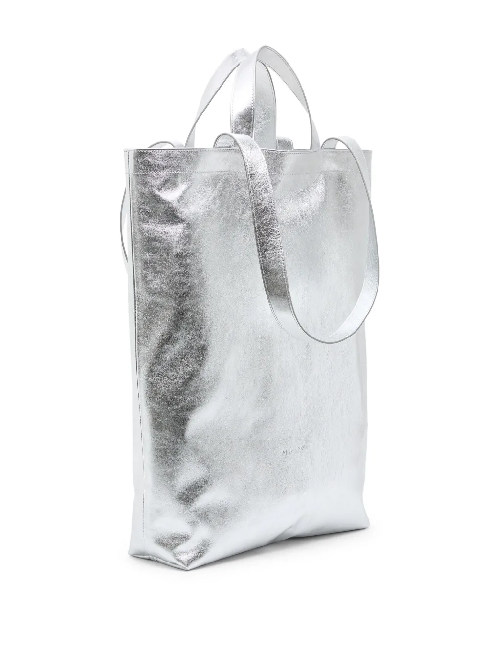 Marsèll Sporta shopper met metallic afwerking Zilver