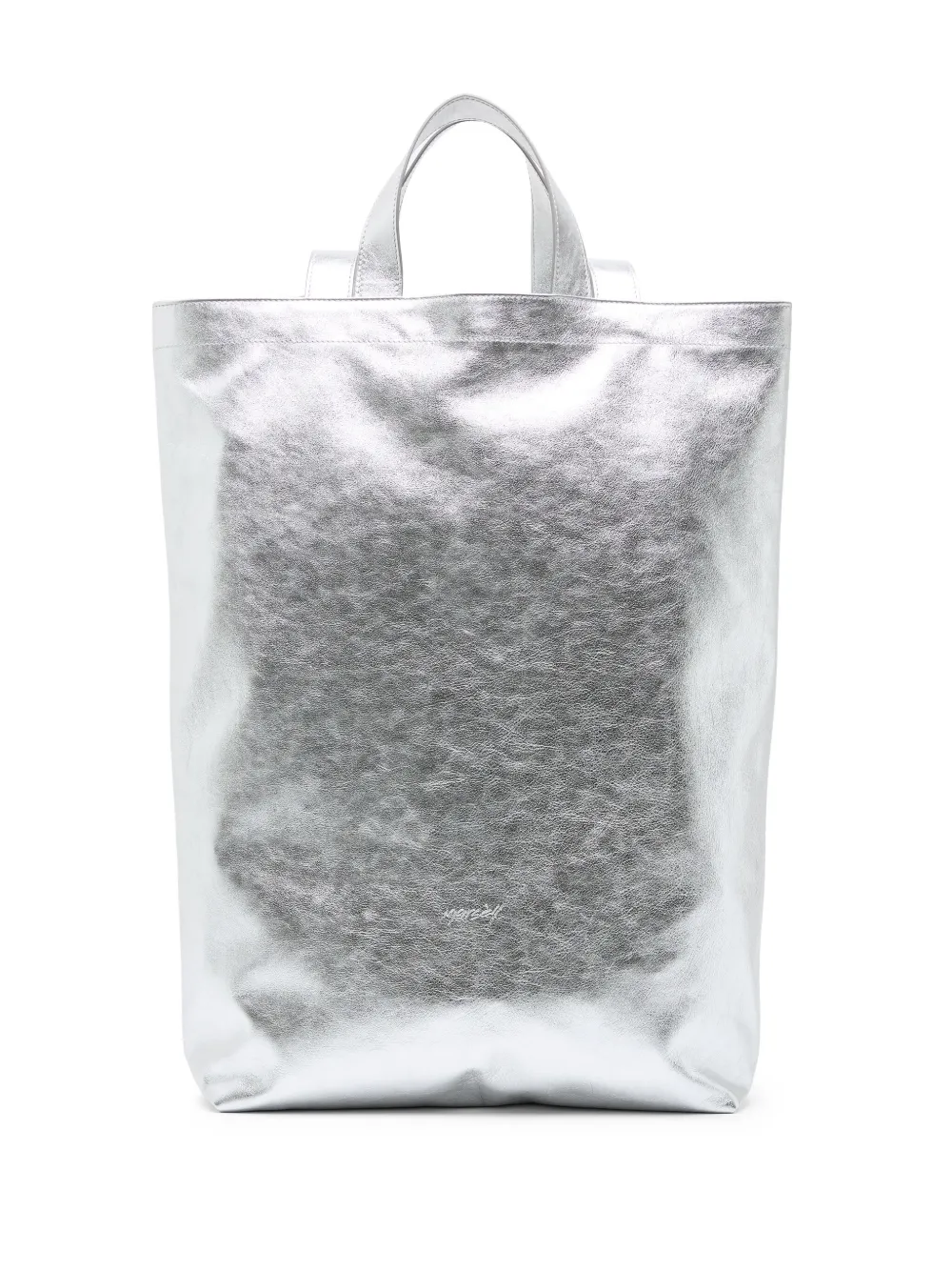 Marsèll Shopper met metallic afwerking - Zilver