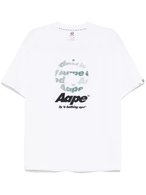 AAPE BY *A BATHING APE® playera con logo estampado
