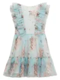 guess kids ruffled dress - Blue