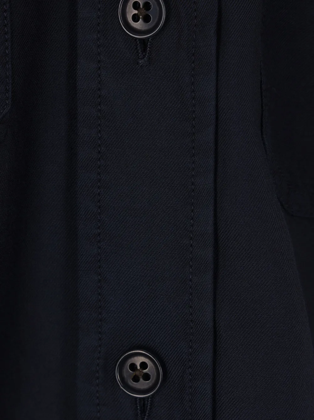 TOM FORD Legershirt Blauw