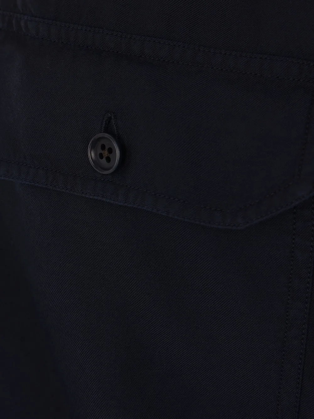 TOM FORD Legershirt Blauw