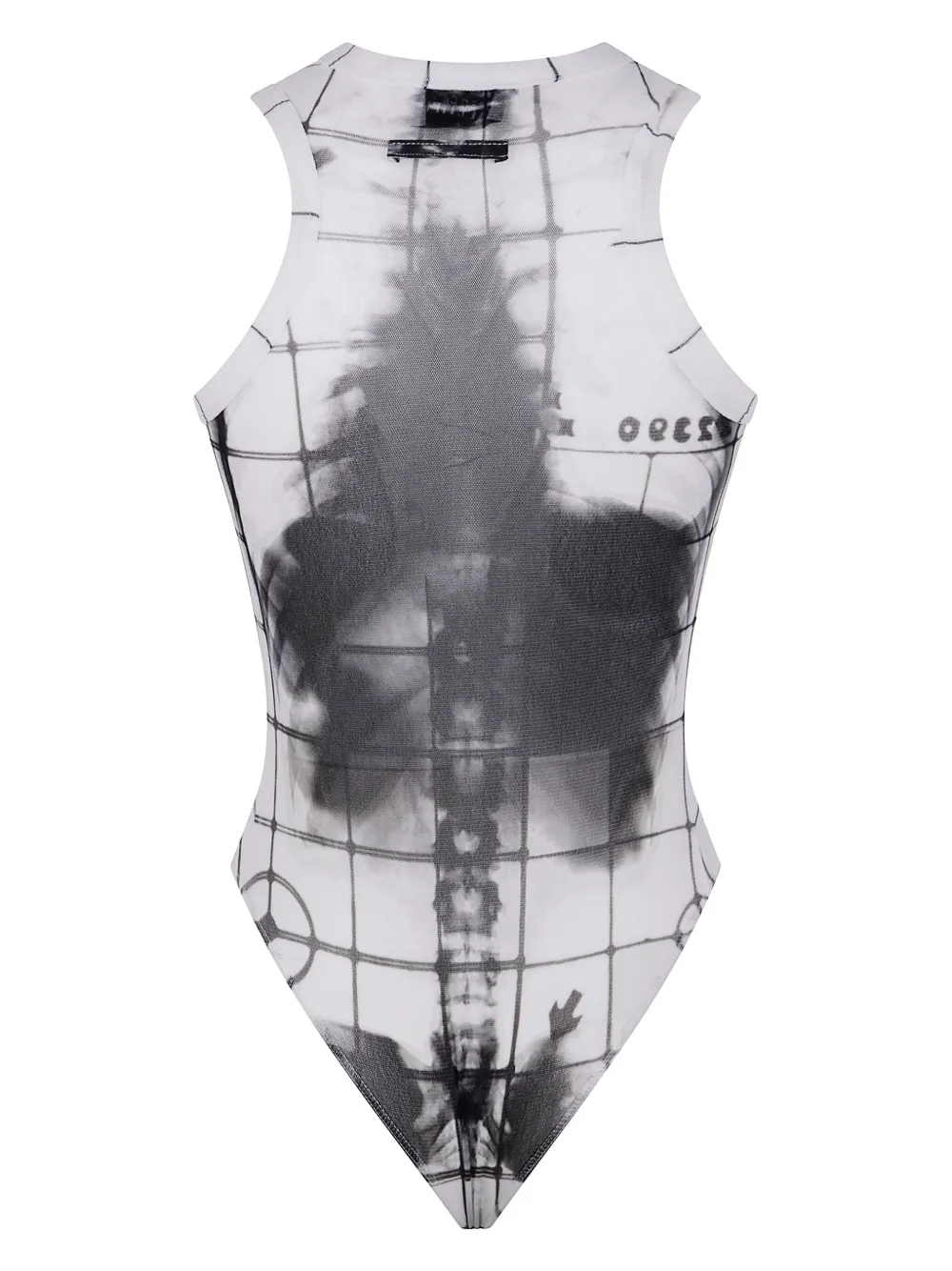 Jean Paul Gaultier X-Ray bodysuit - Wit