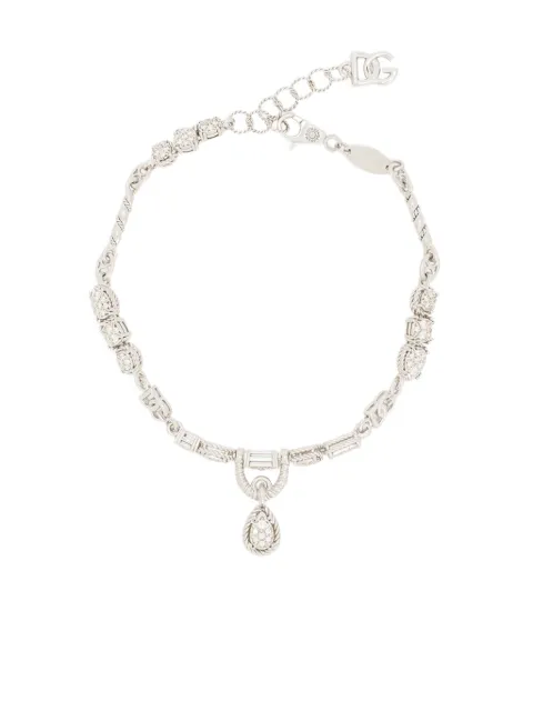 Dolce & Gabbana Bracciale Easy in oro bianco 18 carati con diamanti