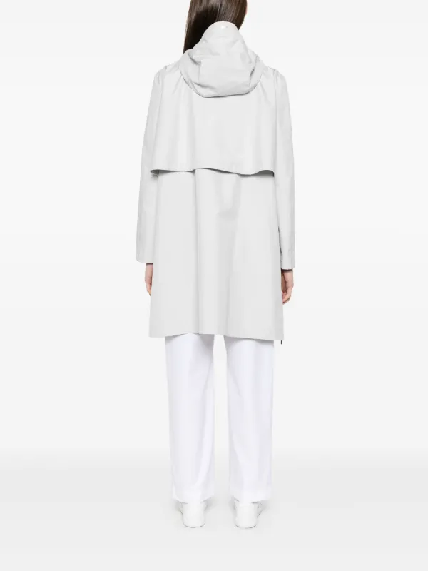Herno フード付きレインコート Herno フーデッド レインコート | グレー | FARFETCH JP