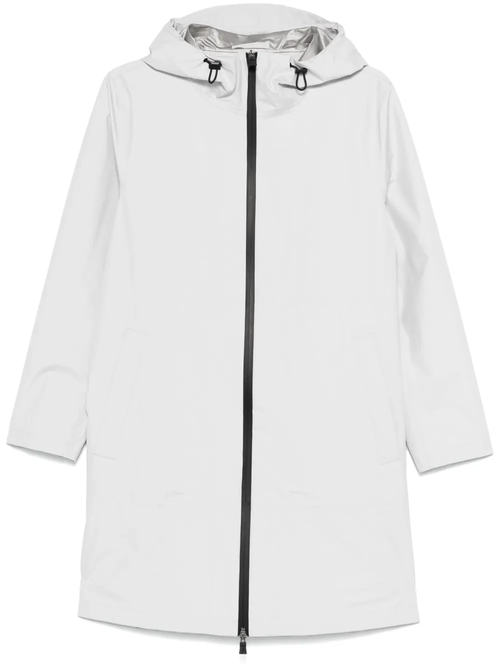 Herno impermeable con capucha | gris | Image 1