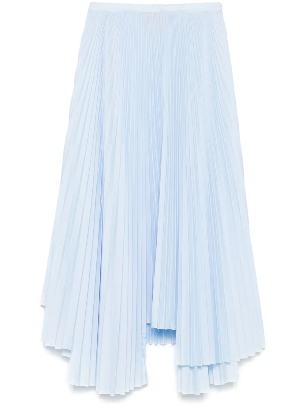 pleated maxi skirt