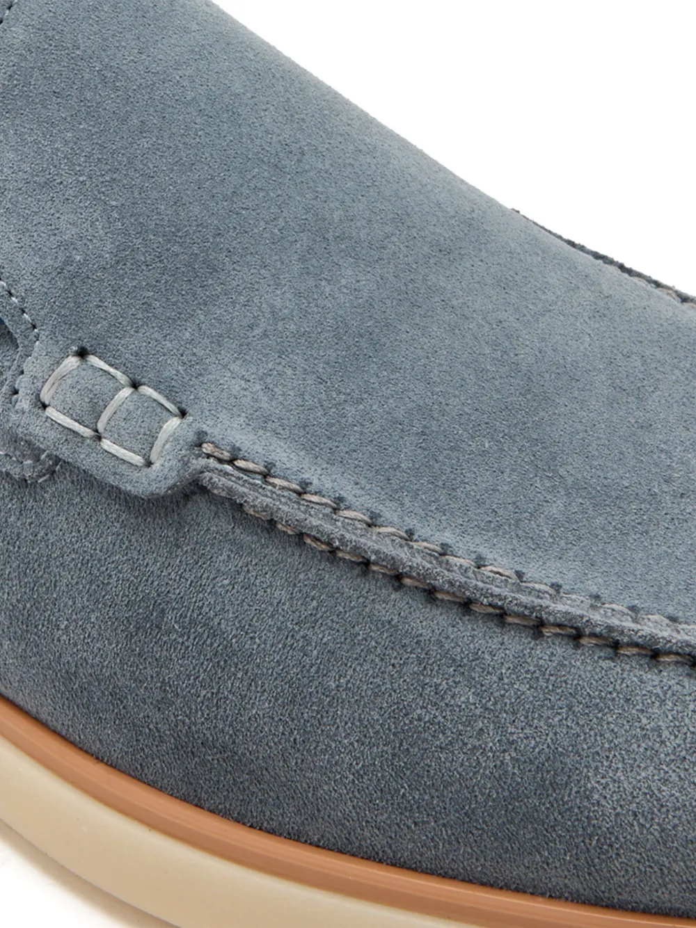 Magnanni suede loafers Blue