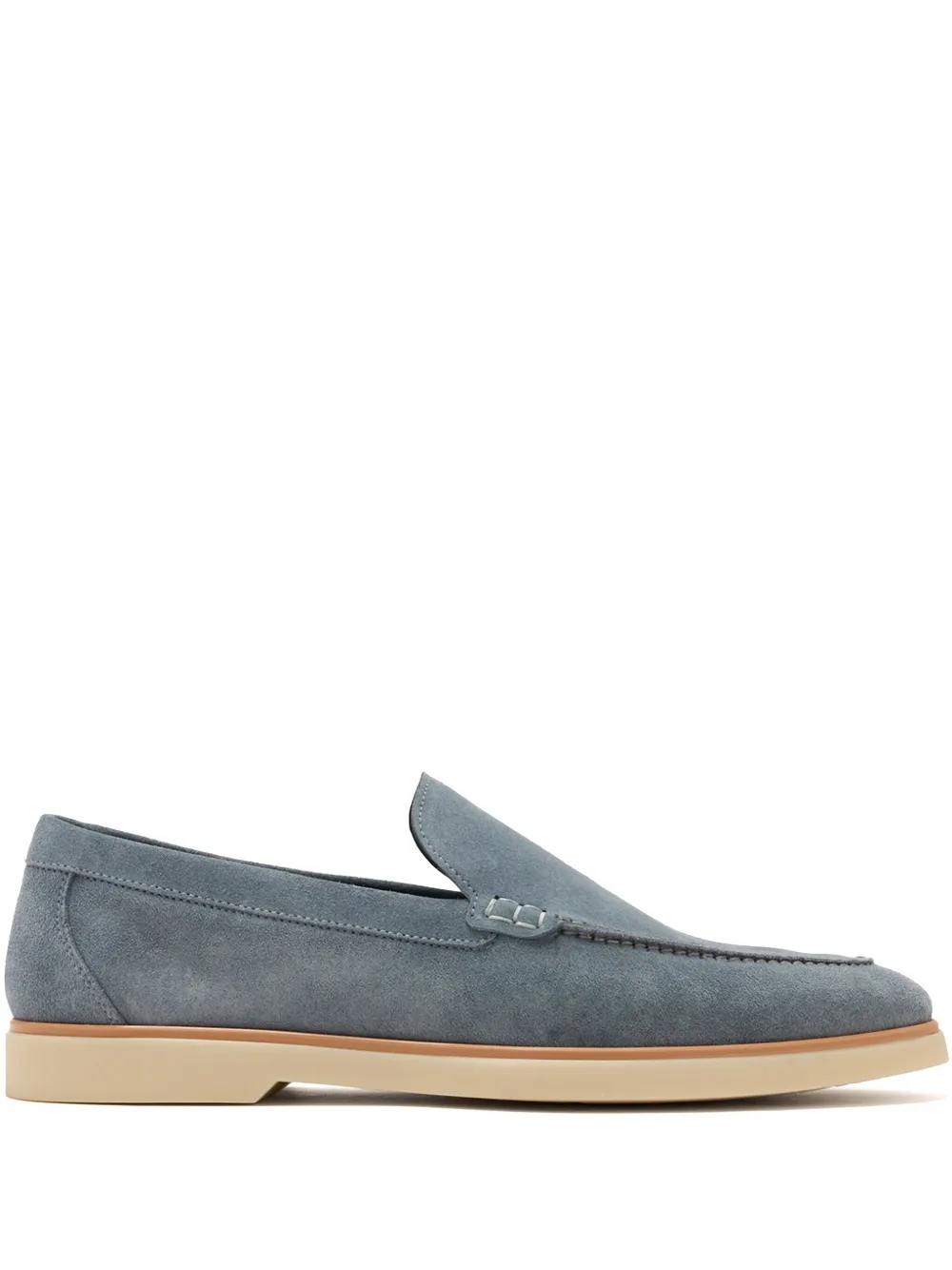 Magnanni suede loafers Blue