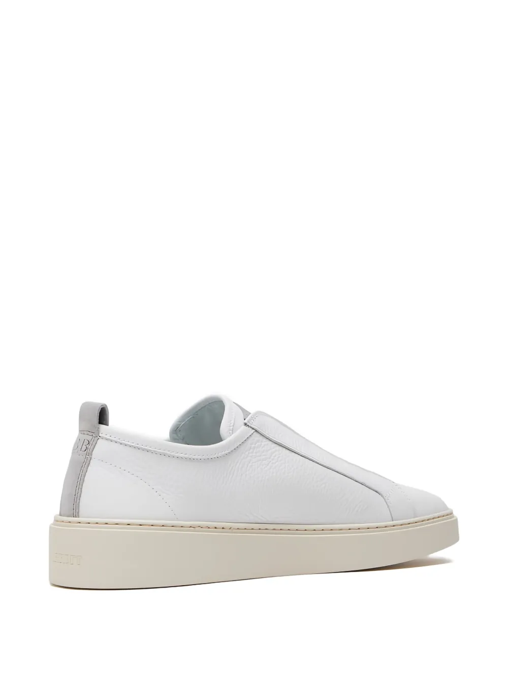 Barrett Leather Sneakers In White