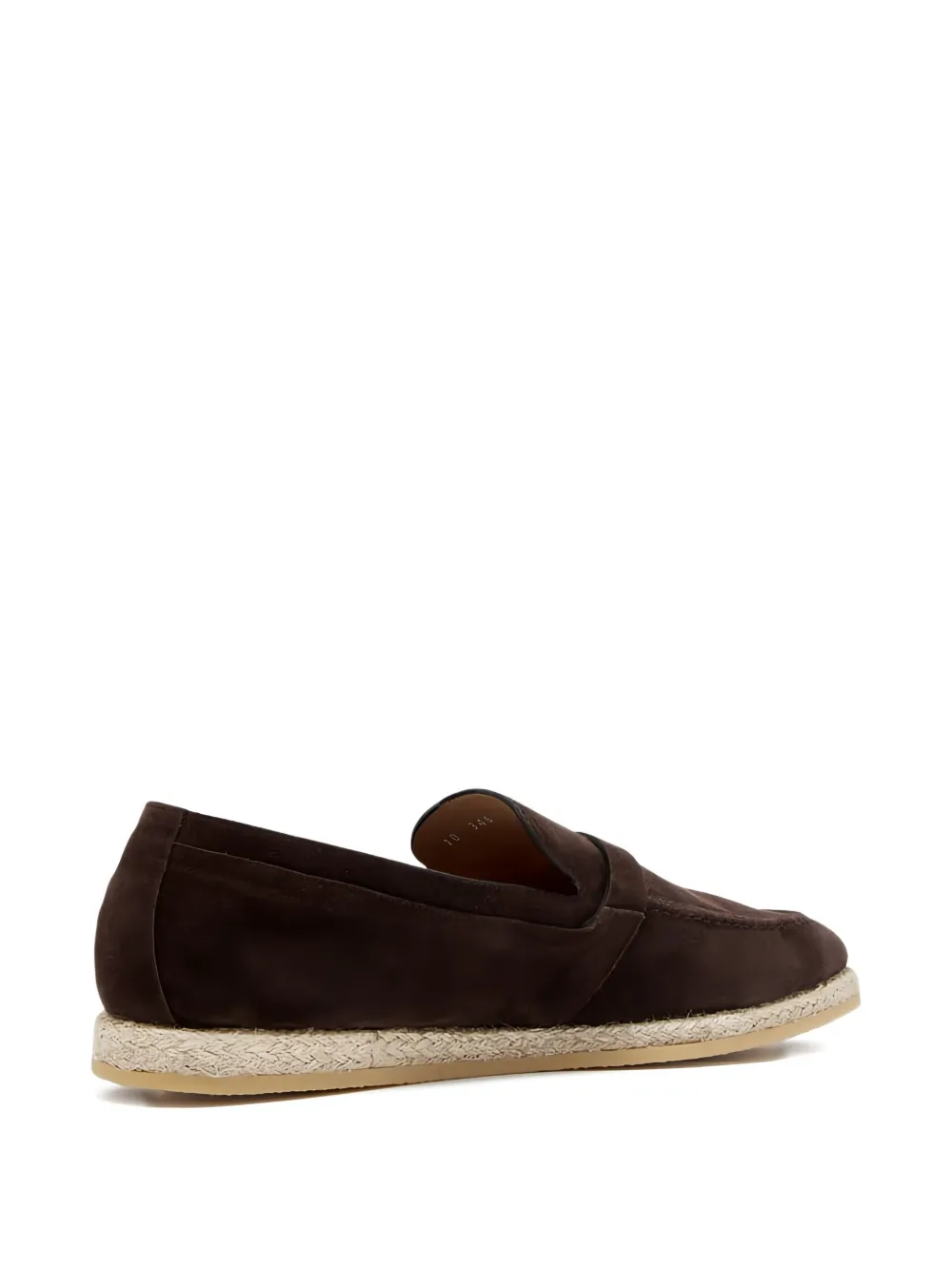 Barrett Buckle Leather Loafers In Brown