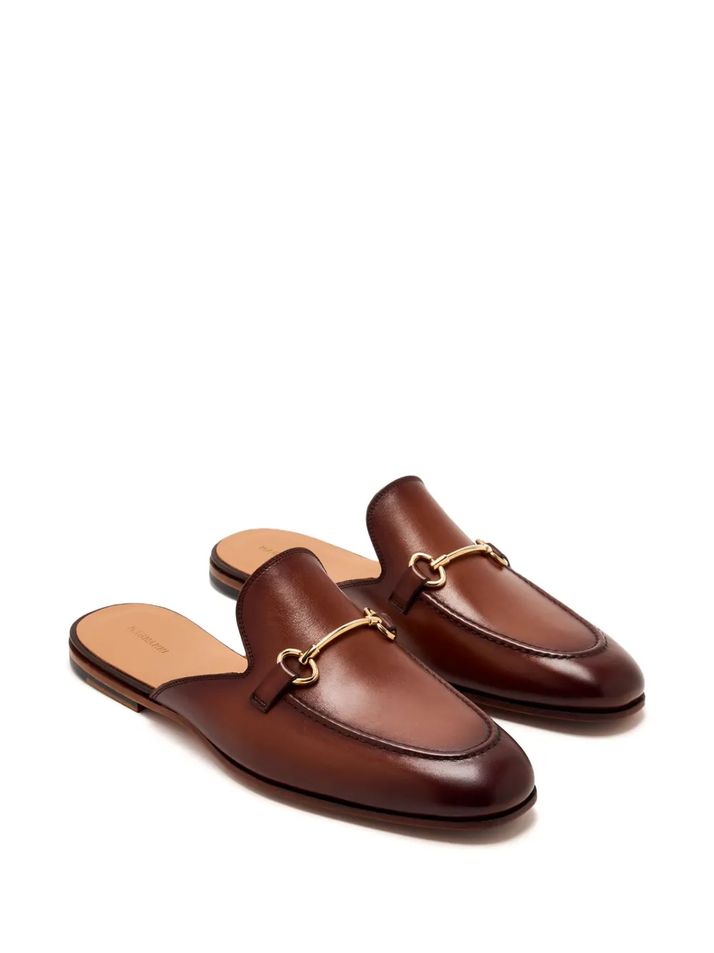 Magnanni Leren slippers - Bruin