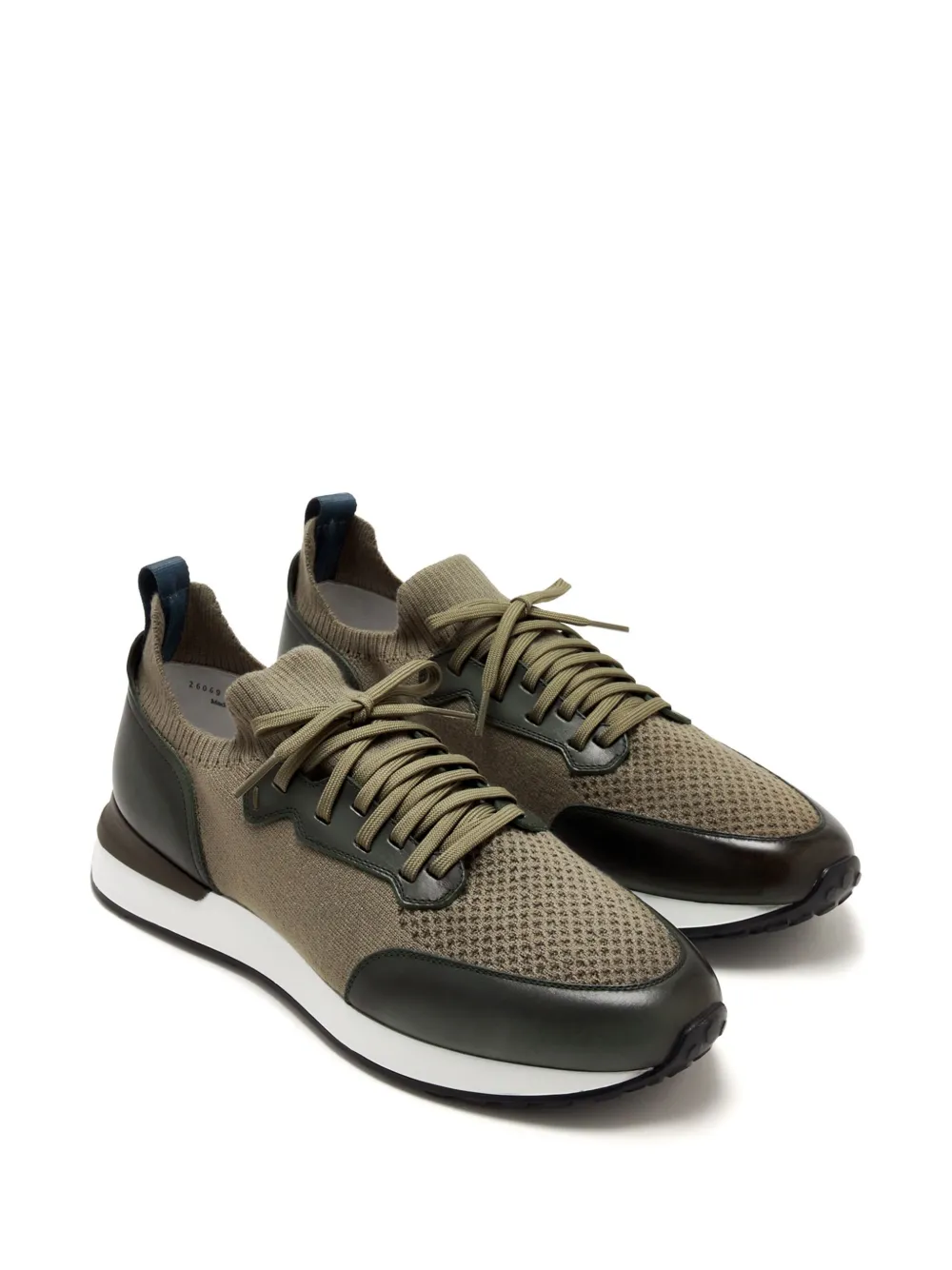 Magnanni Sneakers met mesh vlakken - Groen