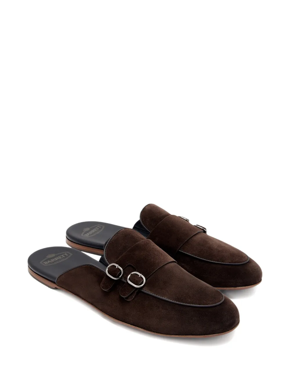 Barrett buckle strap mules Bruin