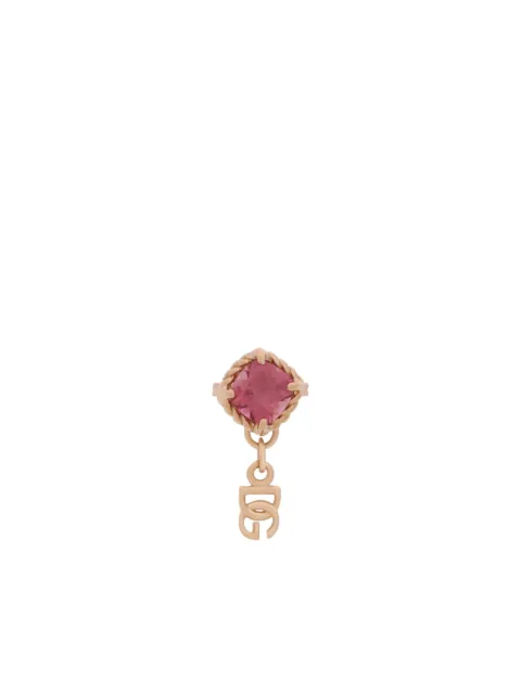 Dolce & Gabbana arete en oro amarillo de 18kt con turmalina
