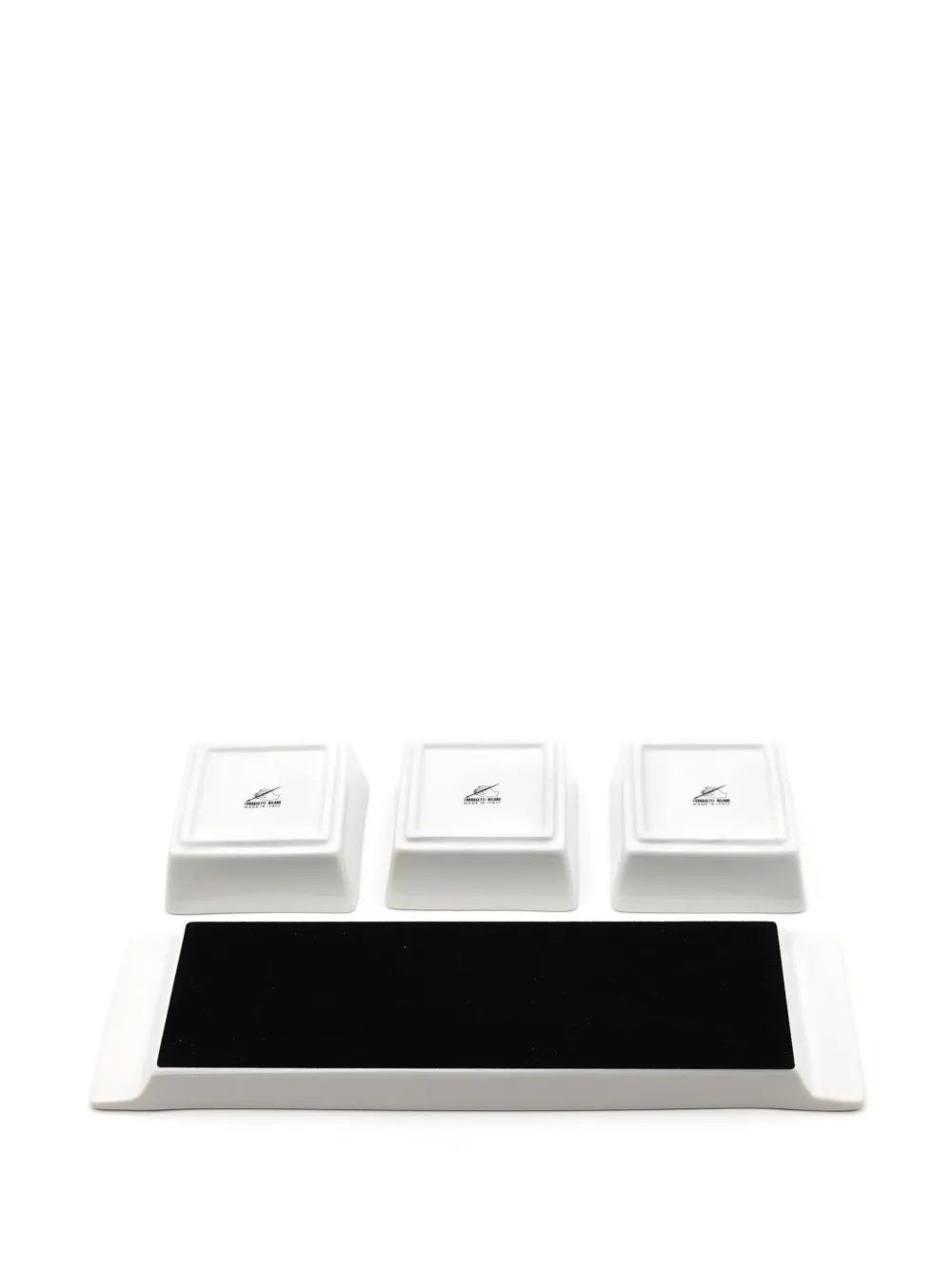 Fornasetti Mano E Verdura Appetiser Set - White 