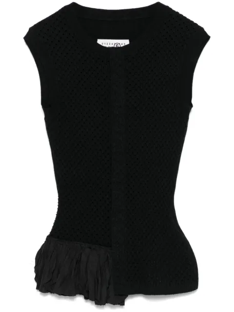 MM6 Maison Margiela knitted top
