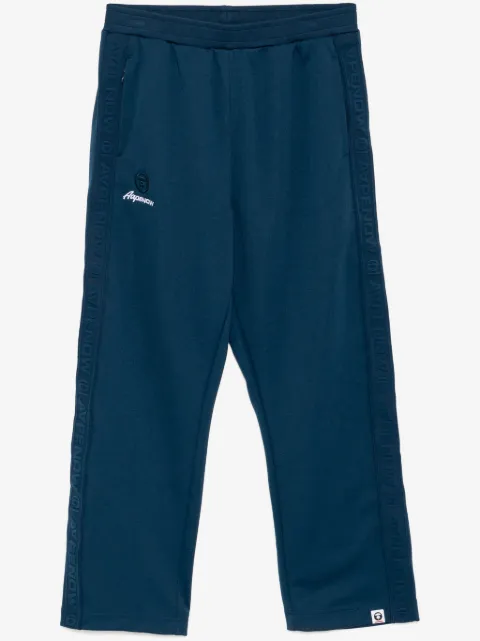 AAPE BY *A BATHING APE® moonface-logo track pants