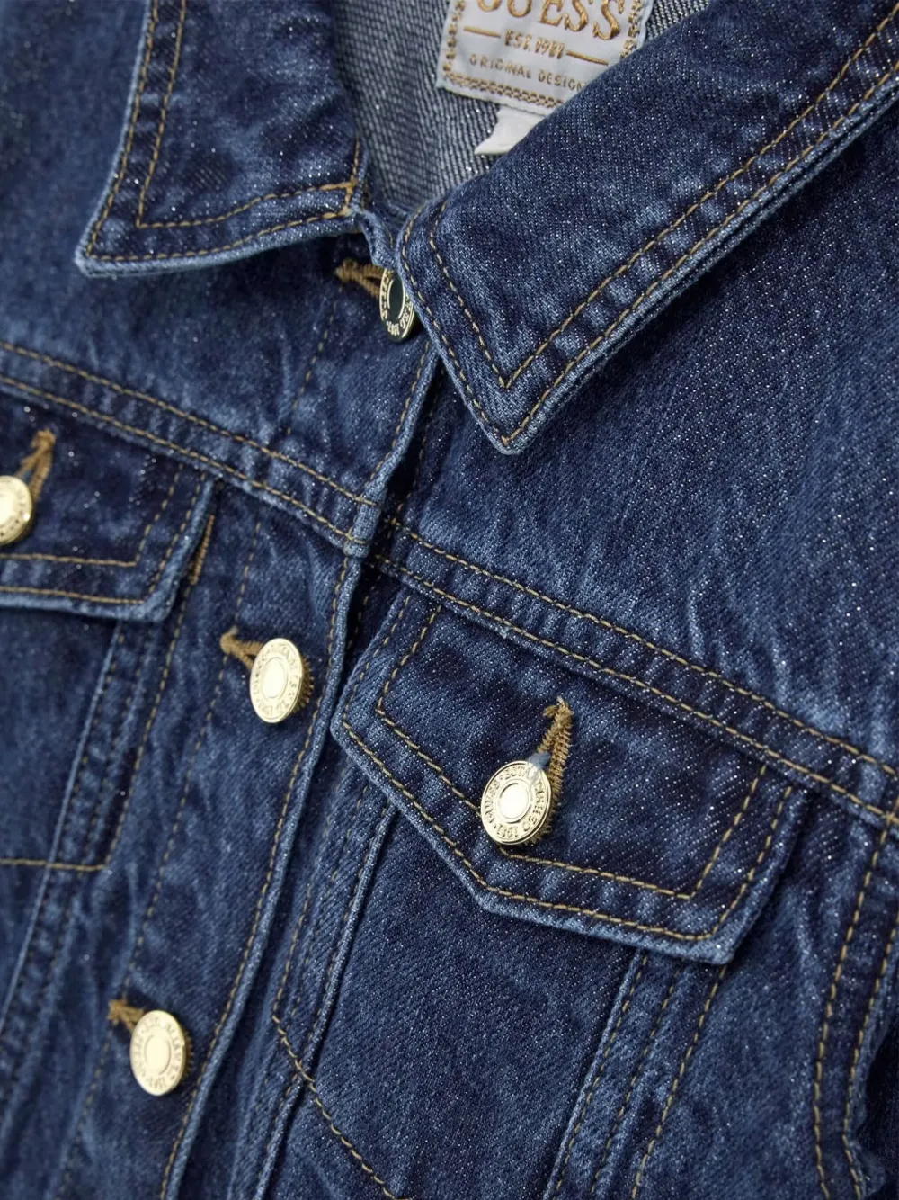 guess kids Spijkerjack Blauw