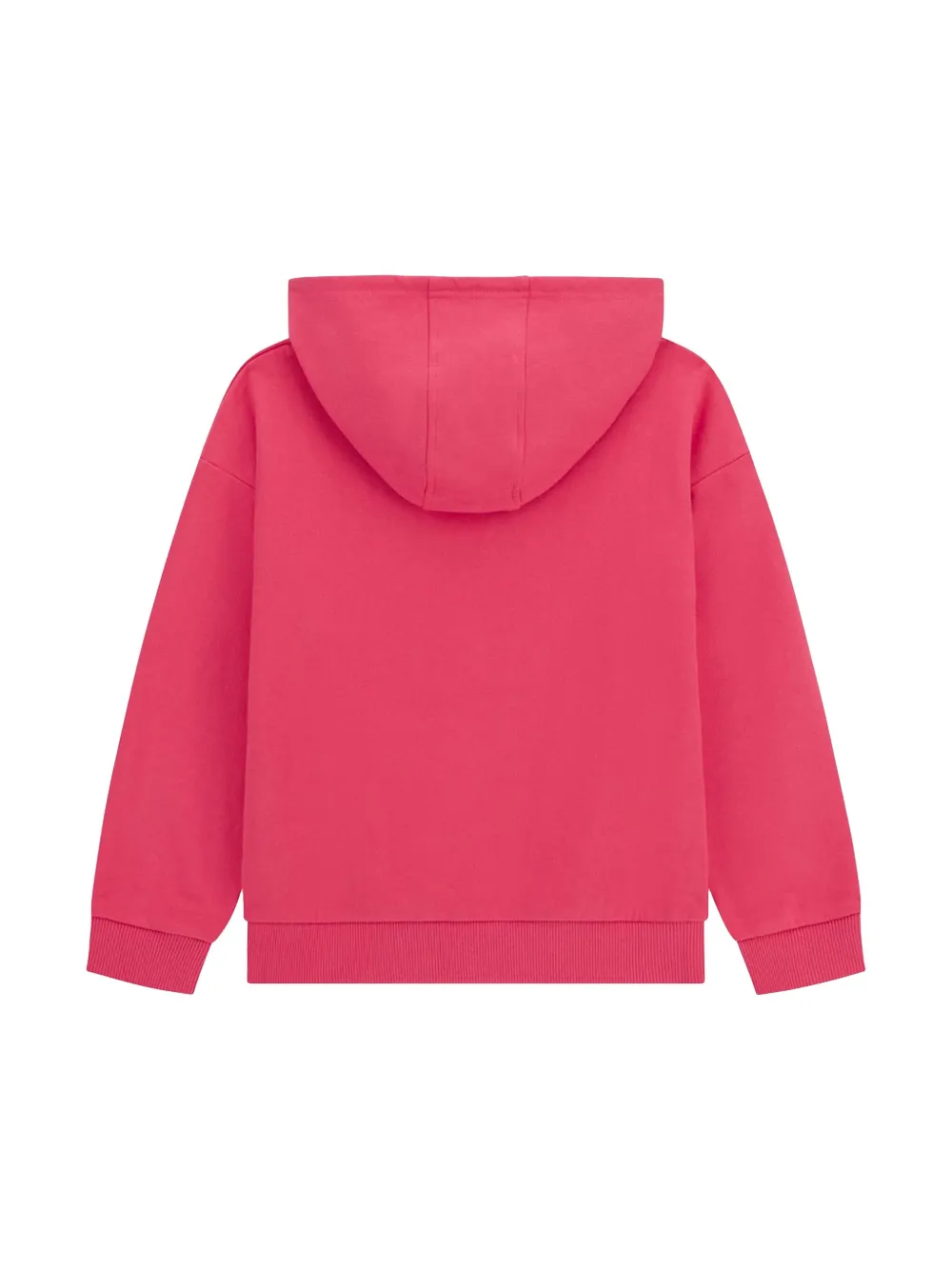 Guess kids Hoodie met logo van pailletten - Roze