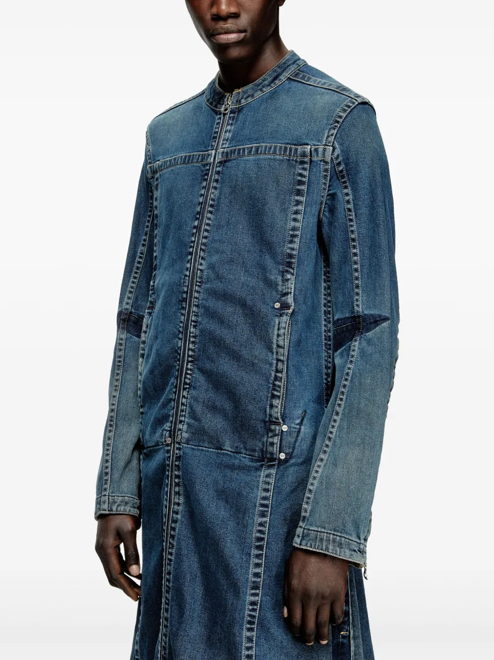 Diesel D-Jorge-Re jas Blauw