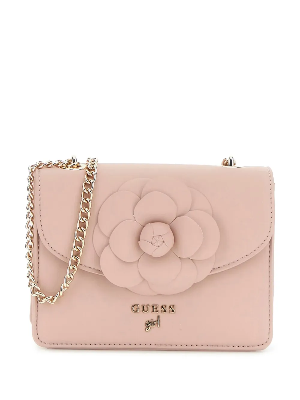 Guess kids Schoudertas met bloemapplicatie Roze