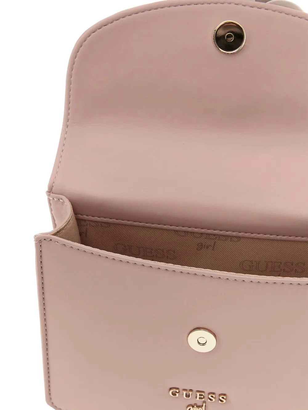 guess kids Schoudertas met bloemapplicatie Roze