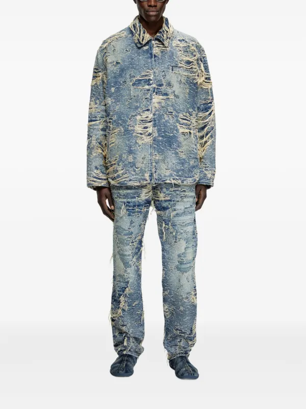 Diesel D-IVAR-FSG1 デニムジャケット | ブルー | FARFETCH JP