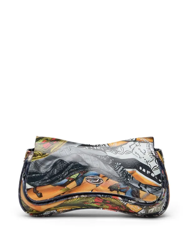 Diesel Play Clutch Bag | Orange | FARFETCH