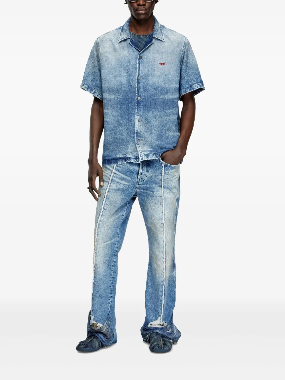 Diesel N-Nabil-Fsg shirt - Blauw