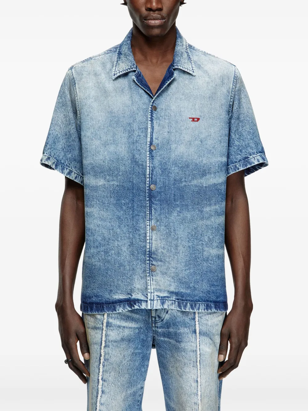 Diesel N-Nabil-Fsg overhemd Blauw