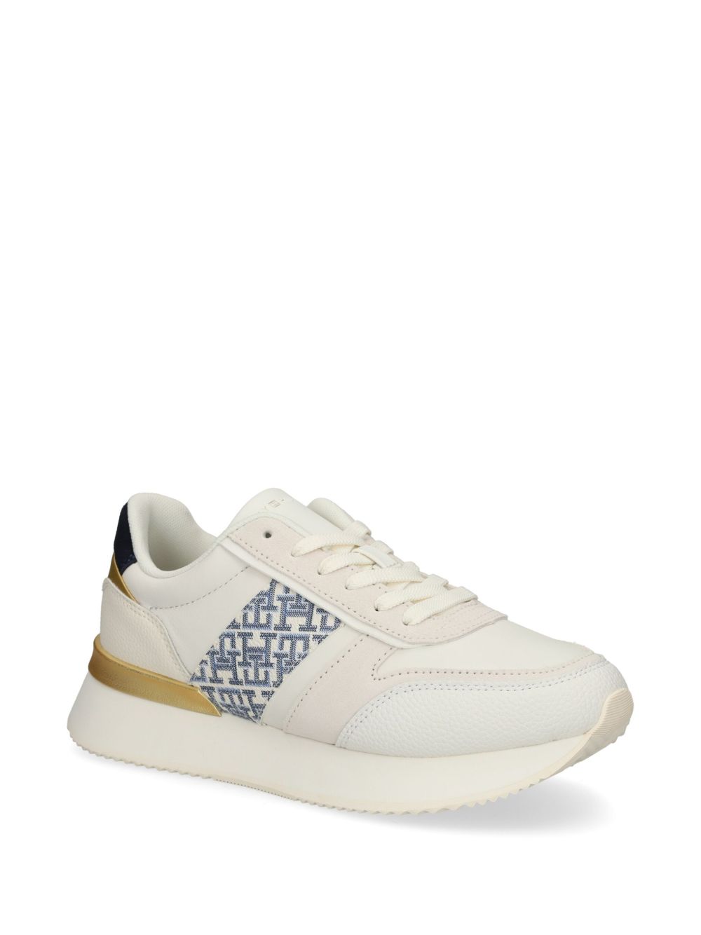 Tommy Hilfiger Sneakers met monogram - Wit