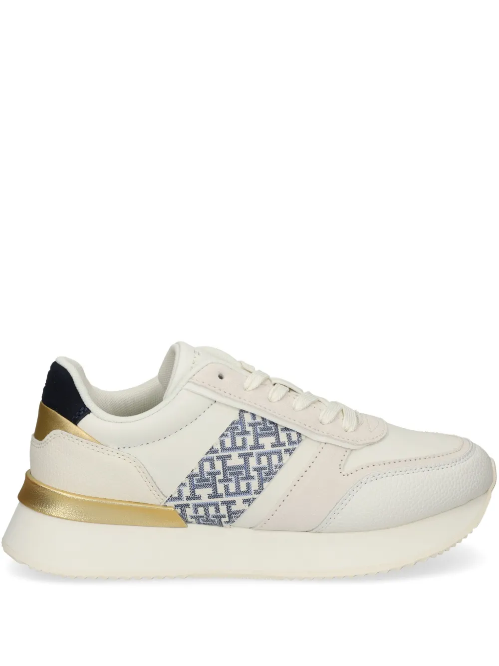 Tommy Hilfiger monogram trainers White