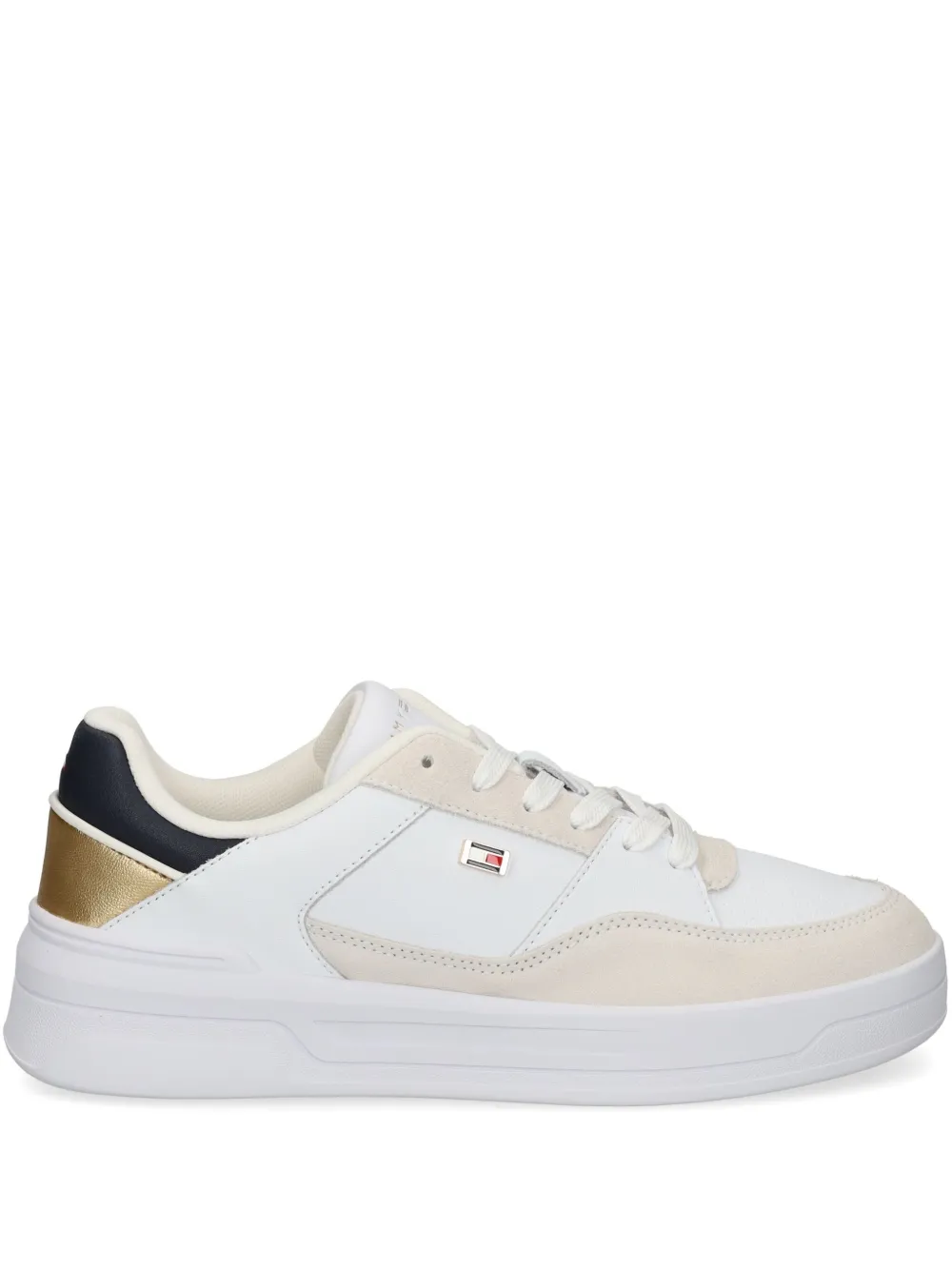 Tommy Hilfiger logo-embroidered sneakers White