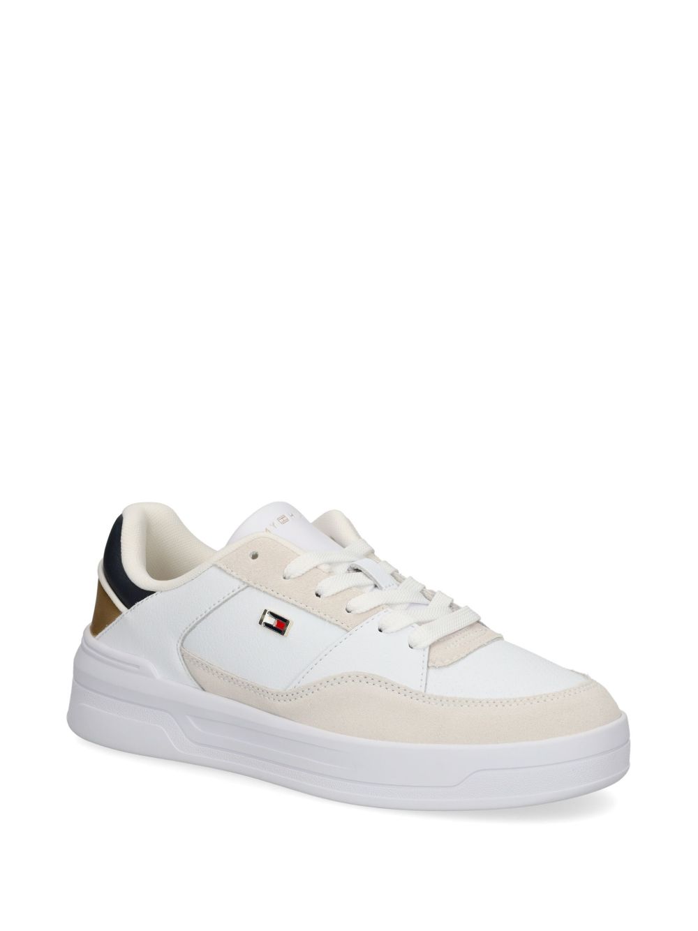 Tommy Hilfiger Sneakers met geborduurd logo - Wit