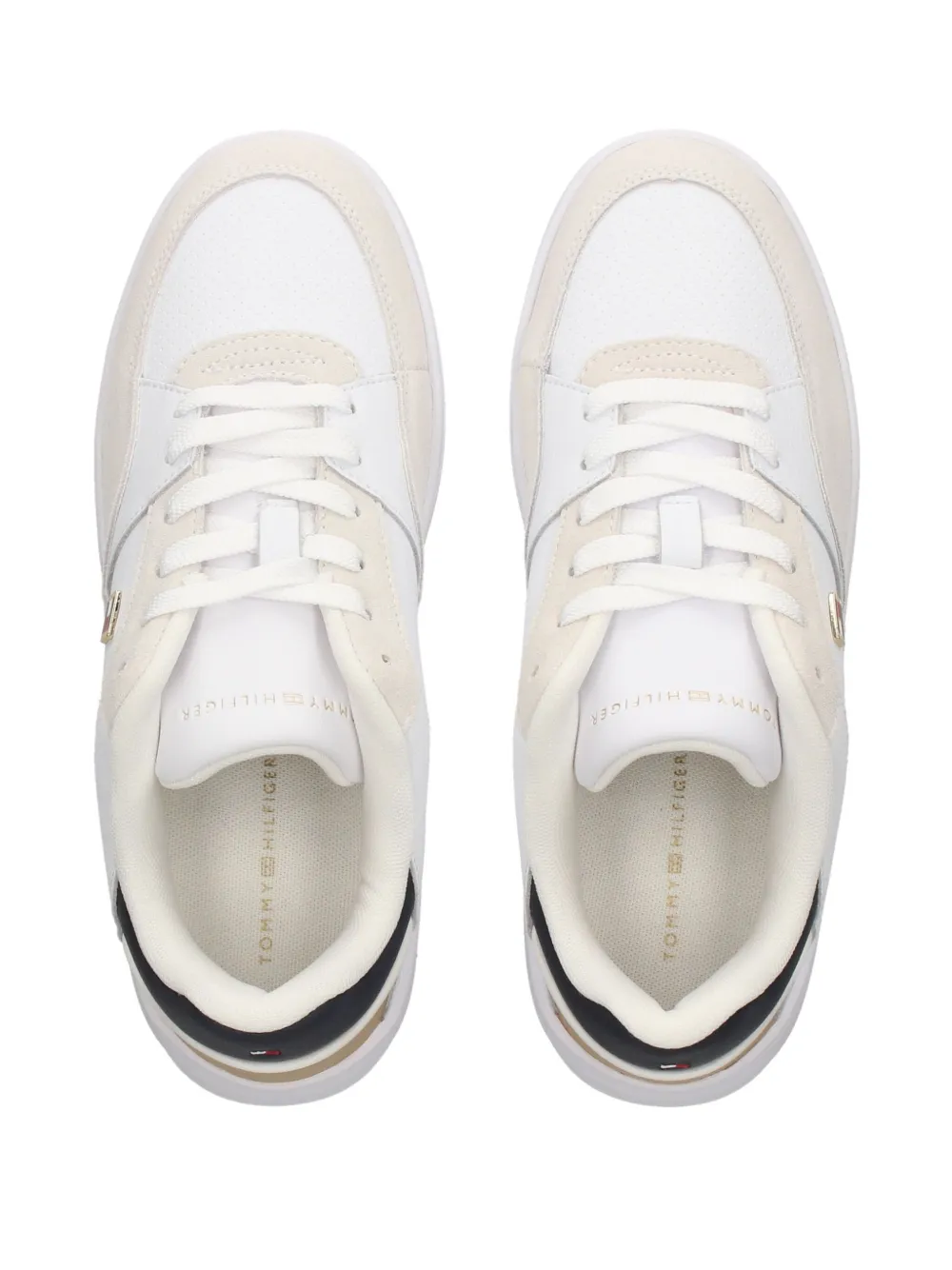 Tommy Hilfiger logo-embroidered sneakers White