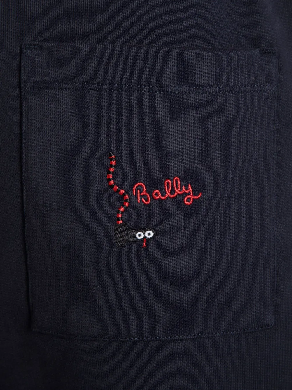 Bally Joggingbroek met geborduurd logo Blauw