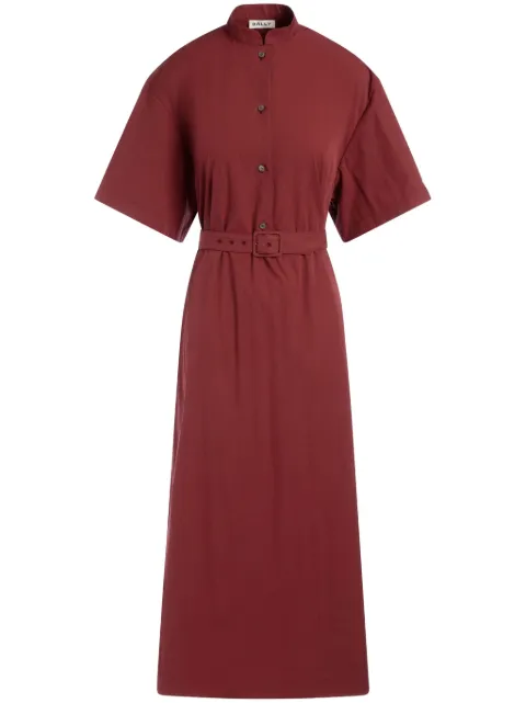 Bally belted midi dress