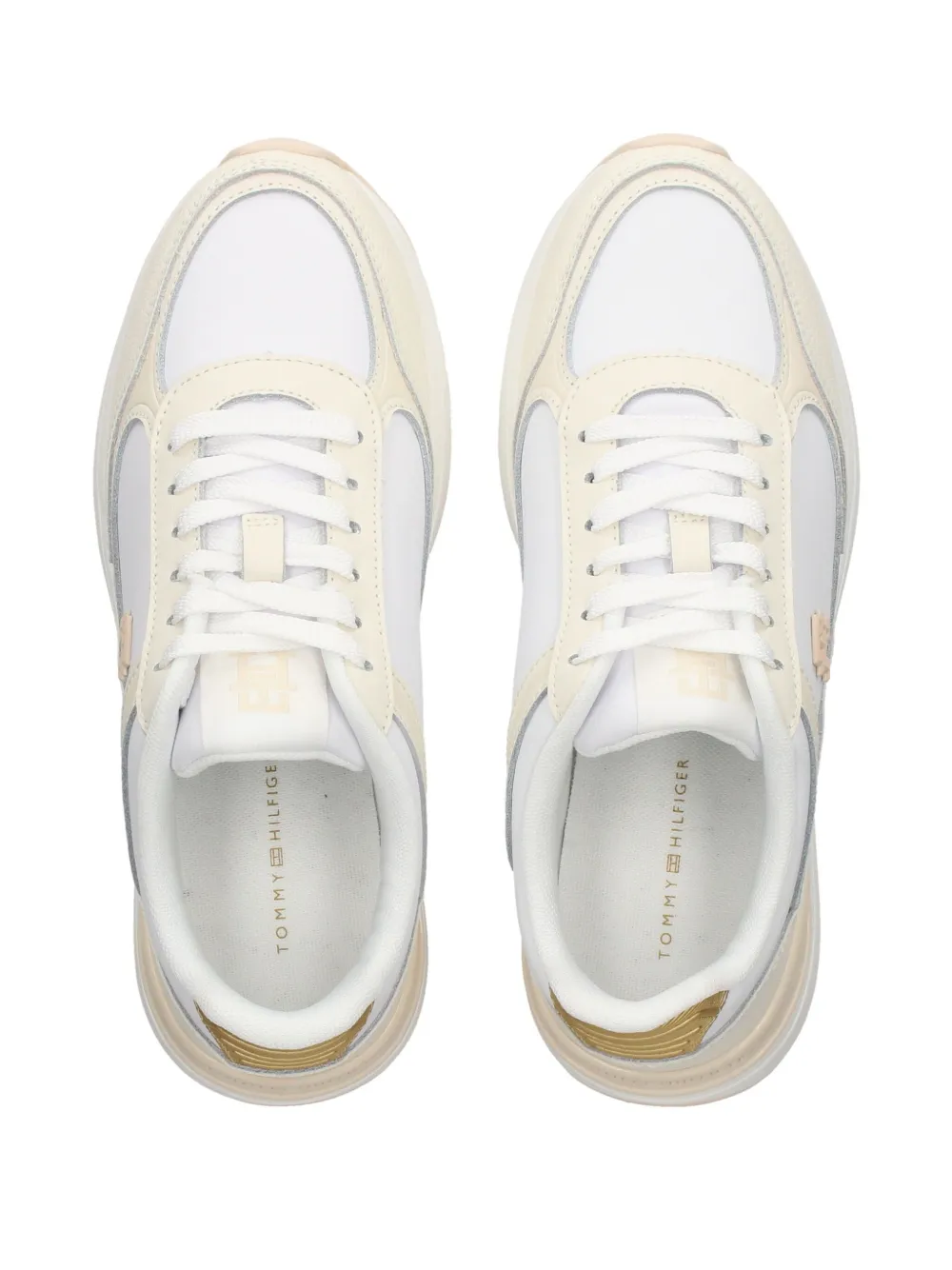 Tommy Hilfiger logo-embroidered sneakers White