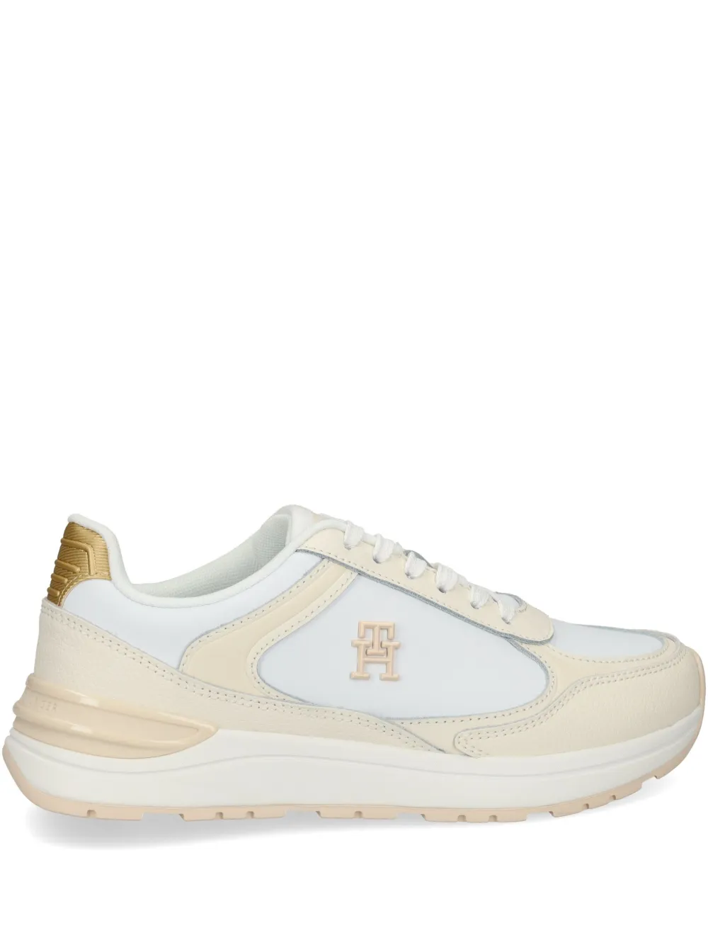 Tommy Hilfiger logo-embroidered sneakers White