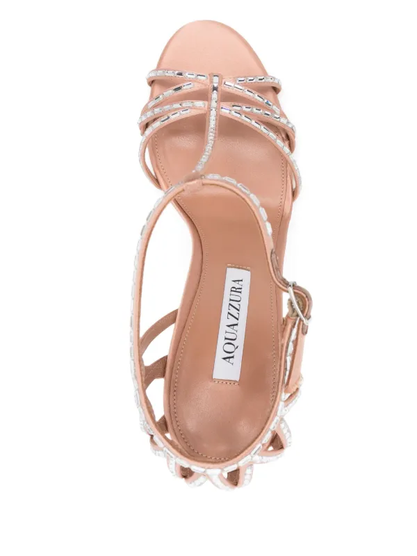 Aquazzura 105mm Forever More Sandals | Pink | FARFETCH