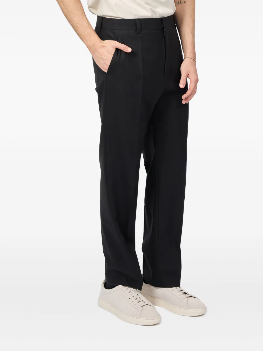 HUGO pleated pocket trousers | Black | Image 1