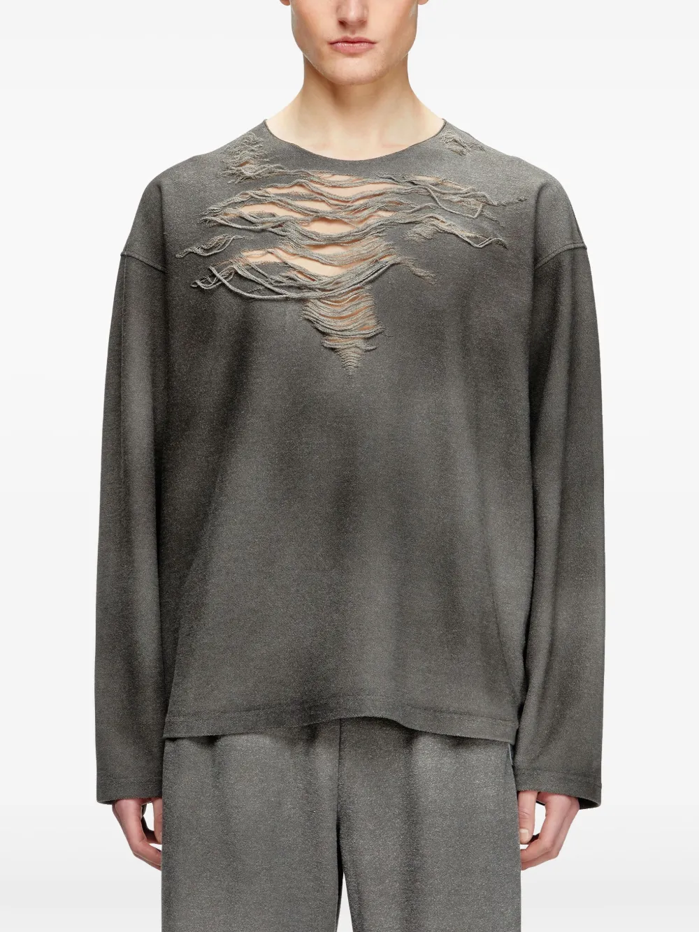 Diesel S-Ruben sweater Grijs