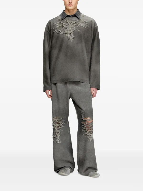 【送料&関税込】Diesel S-ruben Sweatshirt Diesel S-Ruben スウェットシャツ | グレー | FARFETCH JP
