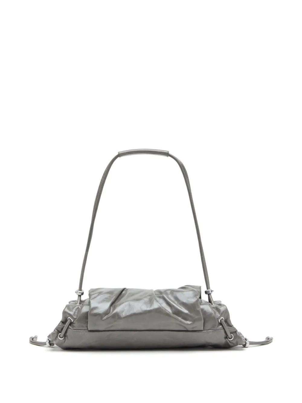 Diesel Scrunch-D shoulder bag - Grijs