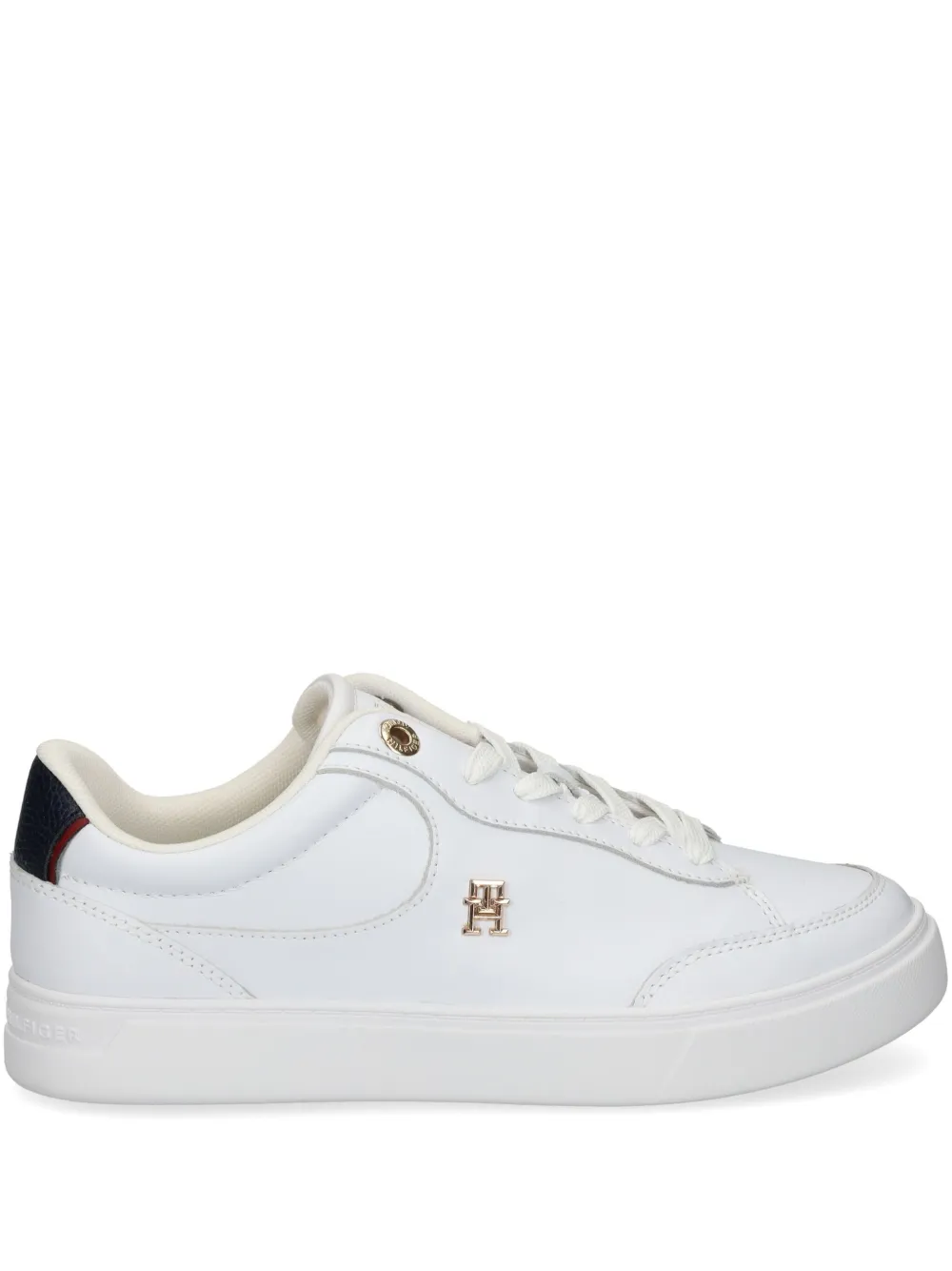 Tommy Hilfiger logo plaque trainers White