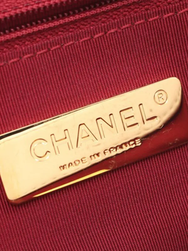 CHANEL Pre-Owned 2021-2024 ミディアム ラムスキン 19 フラップ